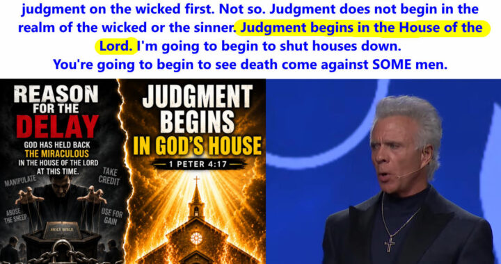God Is Judging the House Before the Wicked