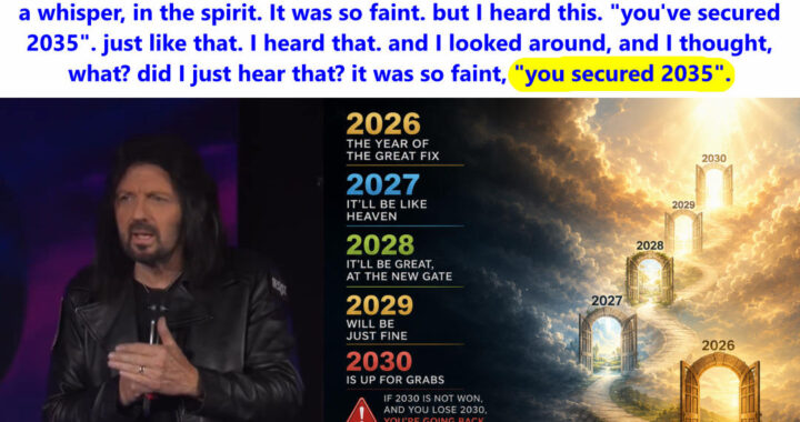 Lose 2030 and Return to 2020, the Lord Warns